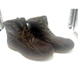 XRay Men’s Brown Duck Boots Lace Up Waterproof Work Outdoor Size 9 (EUR 42)
